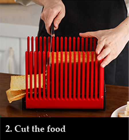 Foldable toast bread slicer-a9